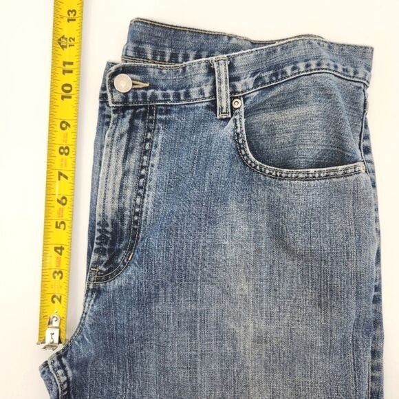 Vintage Structure Premium Denim Jeans Mens 38x32 Straight Leg Y2K 2000s Retro - Picture 9 of 10